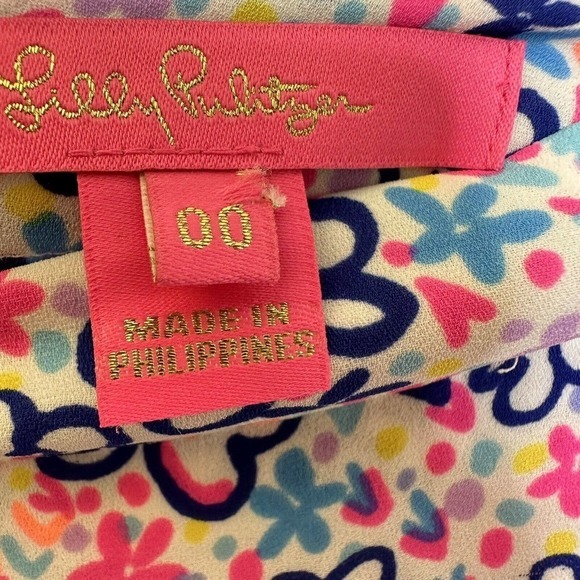 Lilly Pulitzer New Tilly Tiered Ruffle Skirt Multi Fun Sun Repeat Ditsy Skirt 00 - Picture 7 of 12